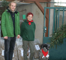 Spendenübergabe Tierheim Erfurt