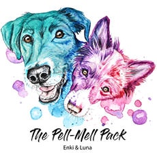 The Pell-Nell Pack Logo