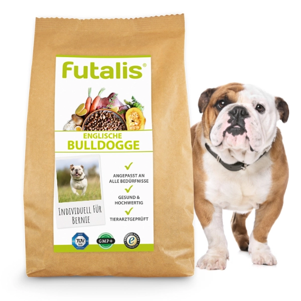 Englische Bulldogge Rassefutter