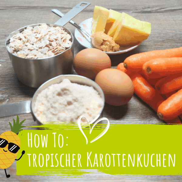 How to - Tropischer Karottenkuchen