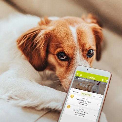futalis-app-auf-dem-smartphone-mit-einer-angezeigten-bestellübersicht